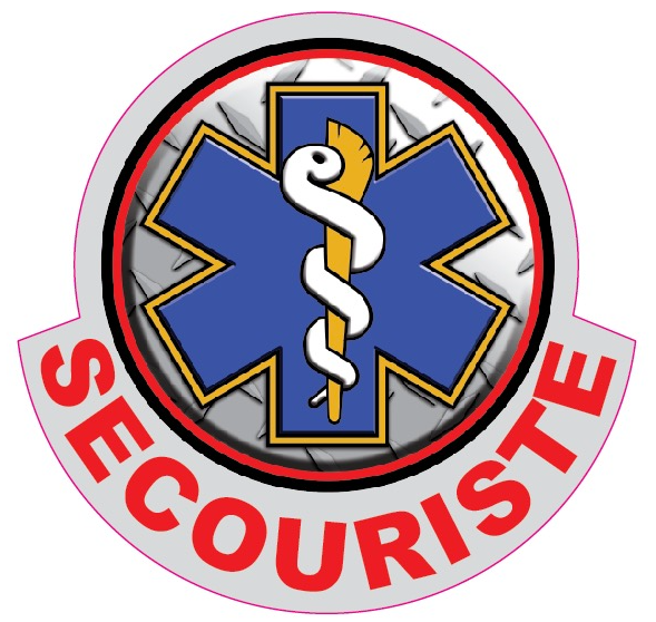 Autocollant " SECOURISTE "