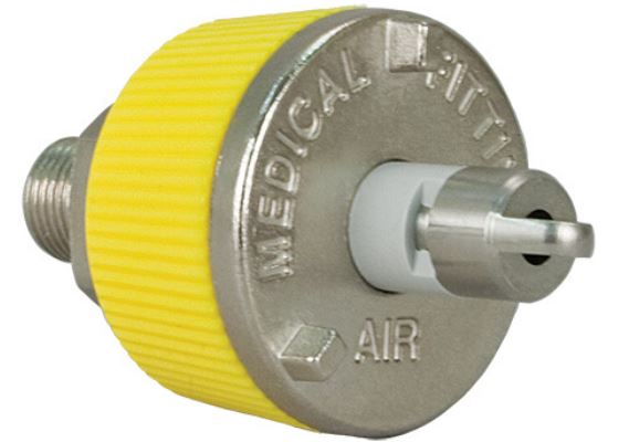 Connecteur d'air Ohmeda 1/8" NPT Mâle