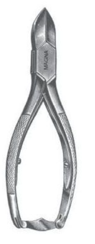 Pince à ongle de type "Sécateur" à double ressorts